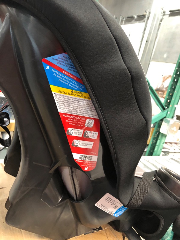 Photo 3 of Cosco Onlook 2-in-1 Convertible Car Seat, Rear-Facing 5-40 pounds and Forward-Facing 22-40 pounds and up to 43 inches, Black Arrows