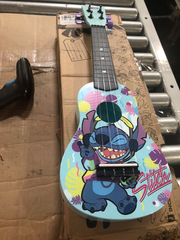 Photo 2 of Disney’s Lilo & Stitch Ukulele - 20-Inch Ukulele - Ukulele for Beginners - Musical Instruments for Toddlers and Preschoolers