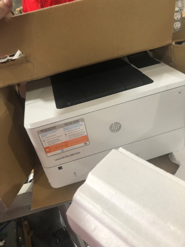 Photo 2 of HP LaserJet Pro 4001dne Black & White Printer with HP+ Smart Office Features New Version: HP+, LaserJet Pro 4001dne