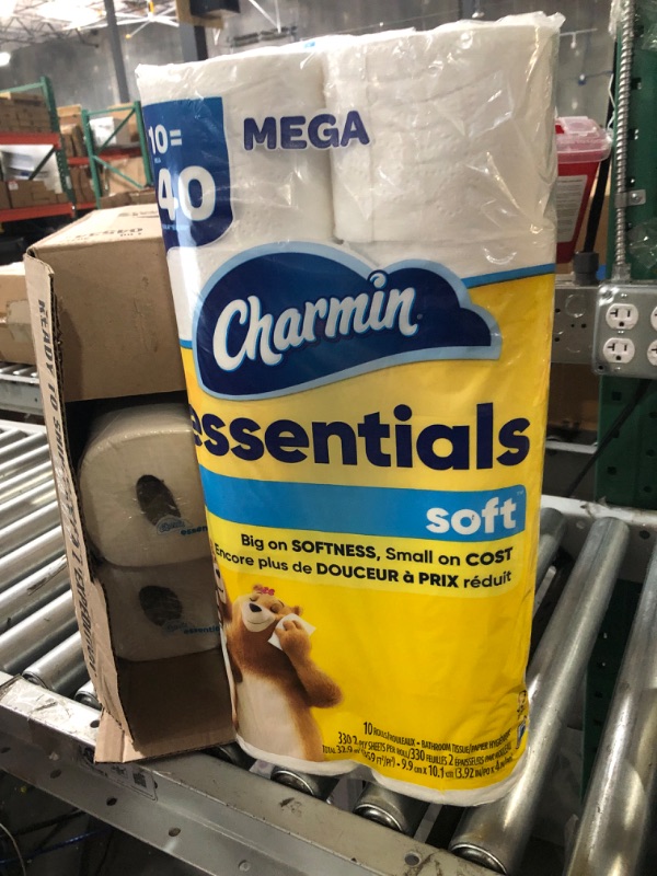 Photo 2 of Charmin Essentials Soft Toilet Paper, 30 Mega Rolls = 120 Regular Rolls