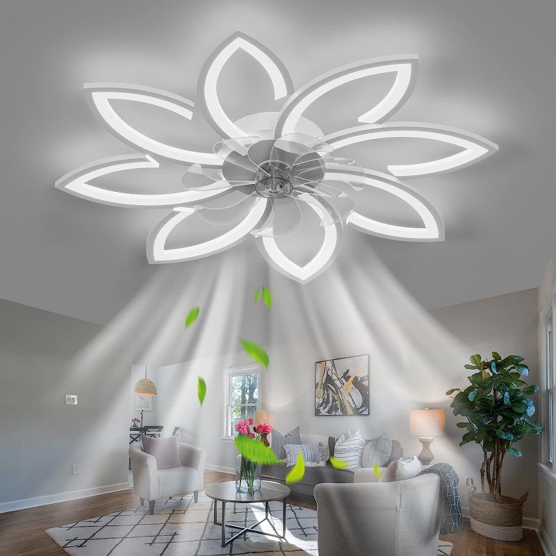 Photo 1 of **SEE NOTES**
SPEVCH 35''Ceiling Fans with Lights, Modern Ceiling Fan with Light and Remote