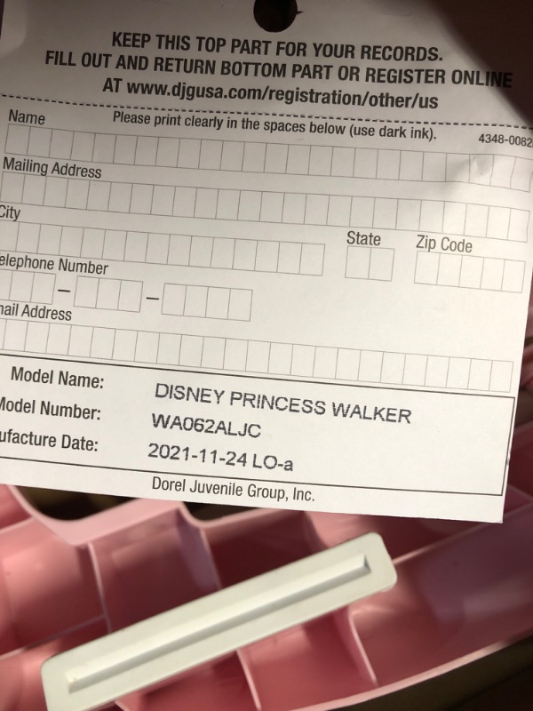 Photo 1 of Disney Music and Lights Walker, Pink
