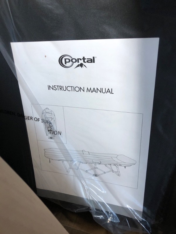 Photo 3 of ****STOCK IMAGE FOR REFERENCE****
PORTAL 5-Position Portable Folding Camping Cot  BLACK