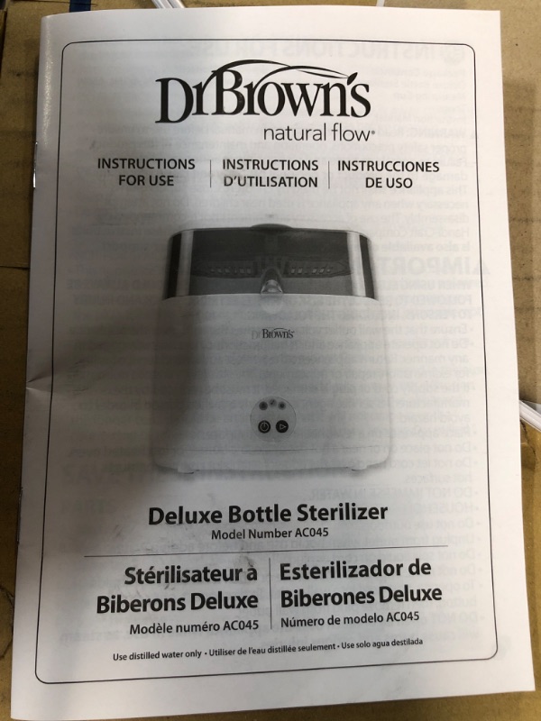 Photo 5 of Dr. Brown's Electric Deluxe Baby Bottle Sterilizer
