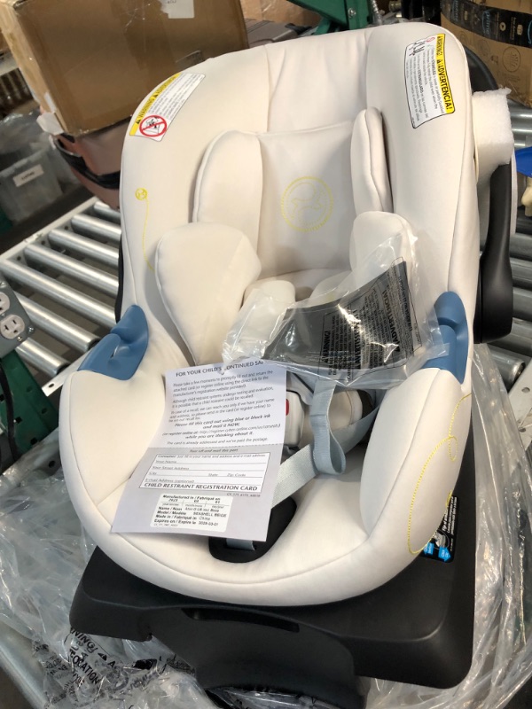 Photo 5 of Cybex Aton G Infant Car Seat with Linear Side-Impact Protection, Seashell Beige