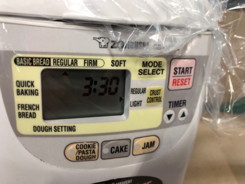 Photo 7 of **FOOD BURNED INSIDE** Zojirushi BB-HAC10 Home Bakery 1-Pound-Loaf Programmable Mini Breadmaker