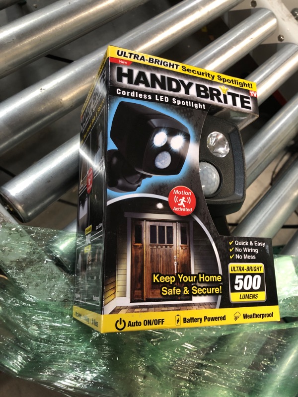 Photo 1 of Ontel Handy Brite Ultra-Bright Cordless LED Security Spotlight,