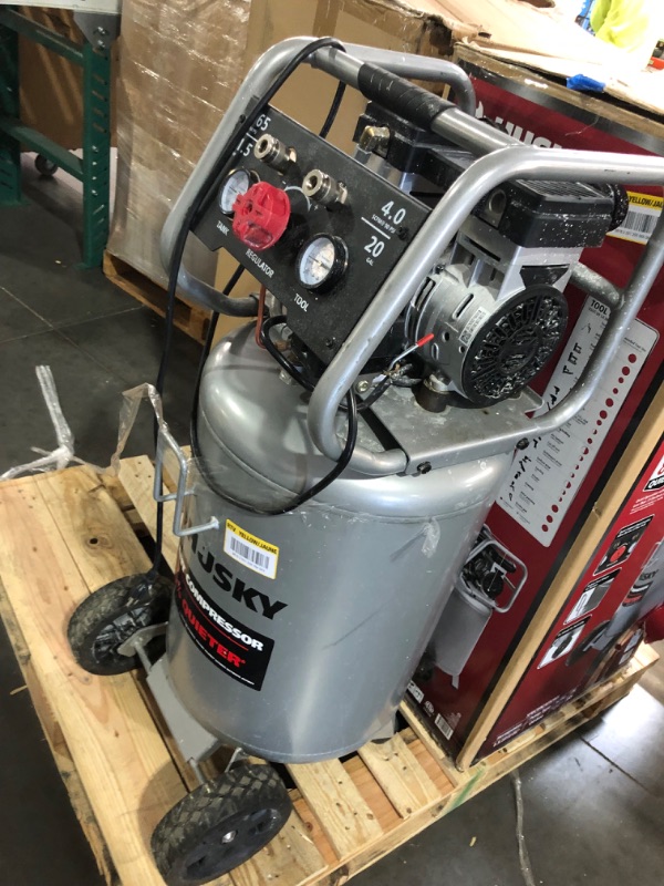 Photo 5 of 20 Gal. Vertical Electric-Powered Silent Air Compressor