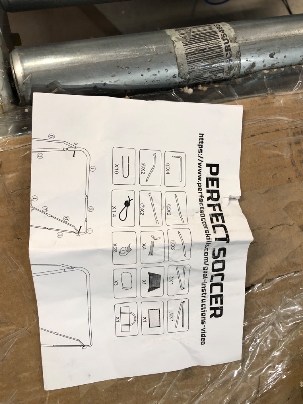 Photo 2 of **PARTS ONLY**
Perfect Soccer Goal w/Soccer Rebounder Net 2 in 1 for Solo or Team Training Soccer Goals