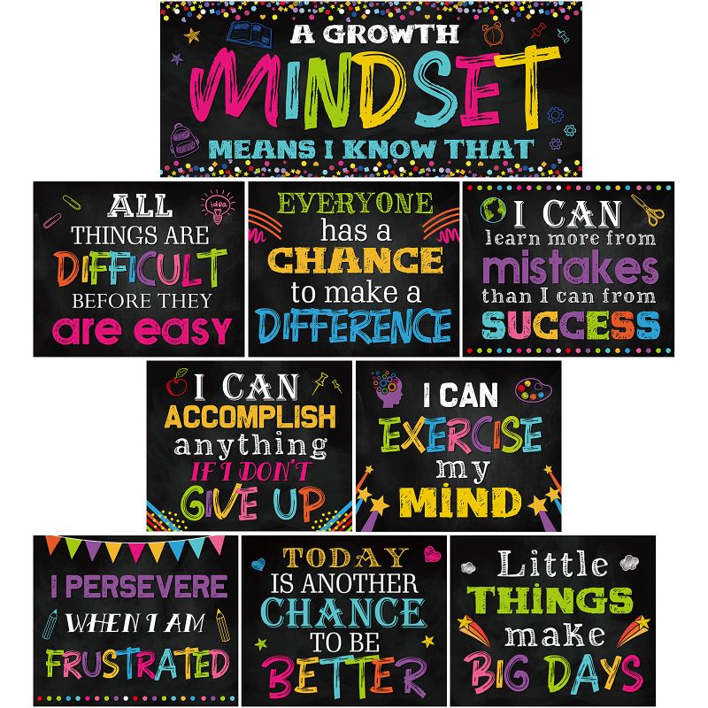 Photo 1 of 10 Pieces Classroom Motivational Posters