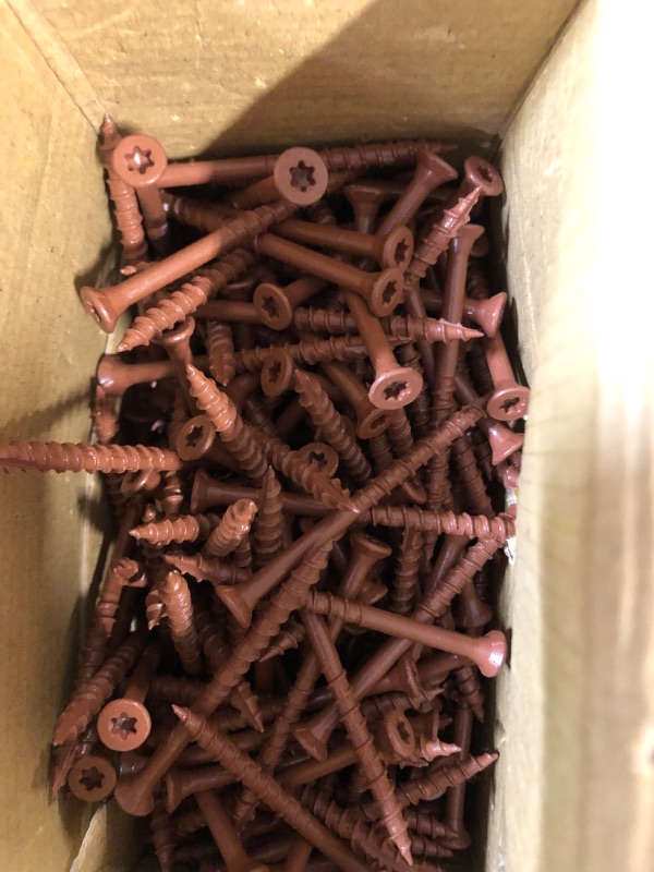 Photo 2 of #9 x 2-1/2 in. Star Flat-Head Wood Deck Screw 5 lbs.-Box (435-Piece)