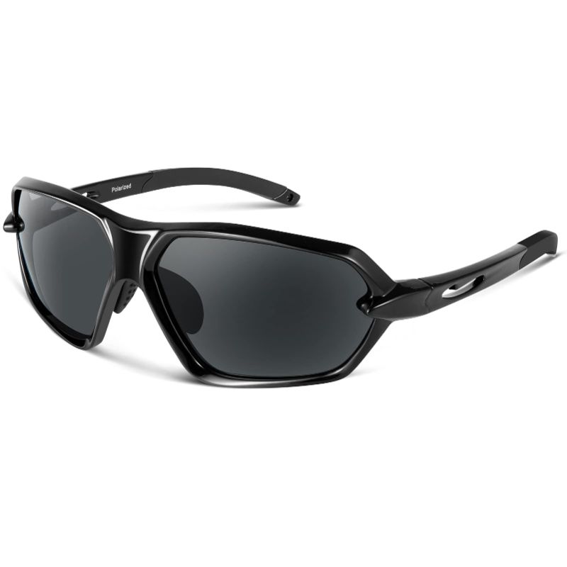 Photo 1 of STOCK PHOTO FOR REFERNCE ONLY***
Polarized Sports Sunglasses  Glossy black