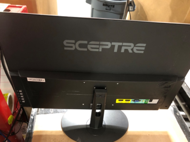 Photo 3 of Sceptre 24" Professional Thin 75Hz 1080p LED Monitor 2x HDMI VGA Build-in Speakers, Machine Black