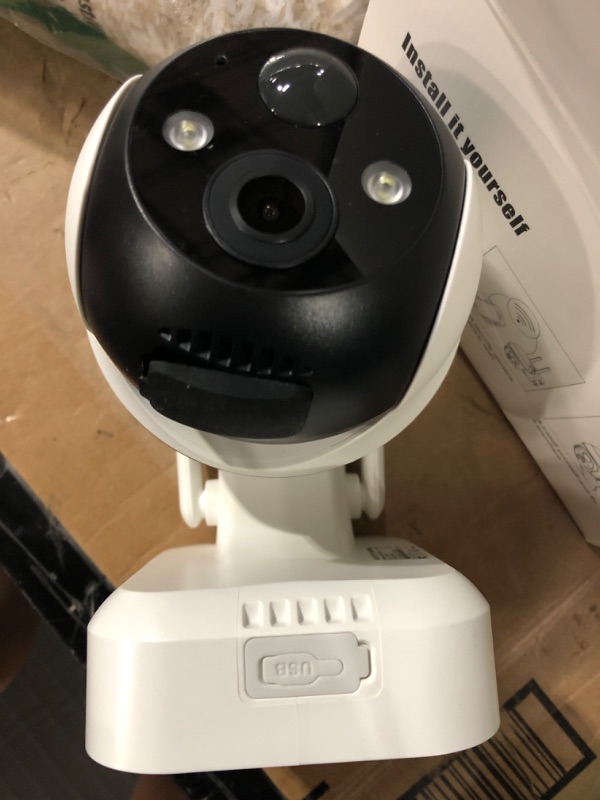 Photo 4 of HAS BEEN USED/UNABLE TO TEST**
2K Security Camera Outdoor Wireless WiFi with 360° PTZ, ZUMIMALL Battery Powered Wireless Cameras