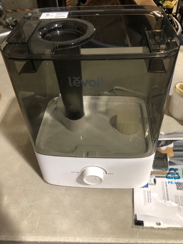 Photo 2 of (USED/MIssing Top) LEVOIT Classic300 Ultrasonic Top Fill Humidifier, Extra Large 6L Tank Last 60-Hour 