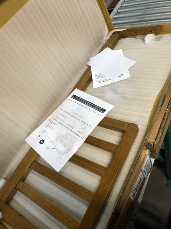 Photo 5 of DaVinci Mini Toddler Bed Conversion Kit (M20399) in Chestnut