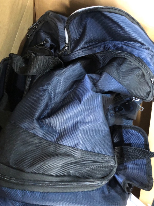 Photo 2 of  Rolling Duffel Travel Duffel Bag Wheeled Duffel Suitcase Luggage 8 Pockets 30in