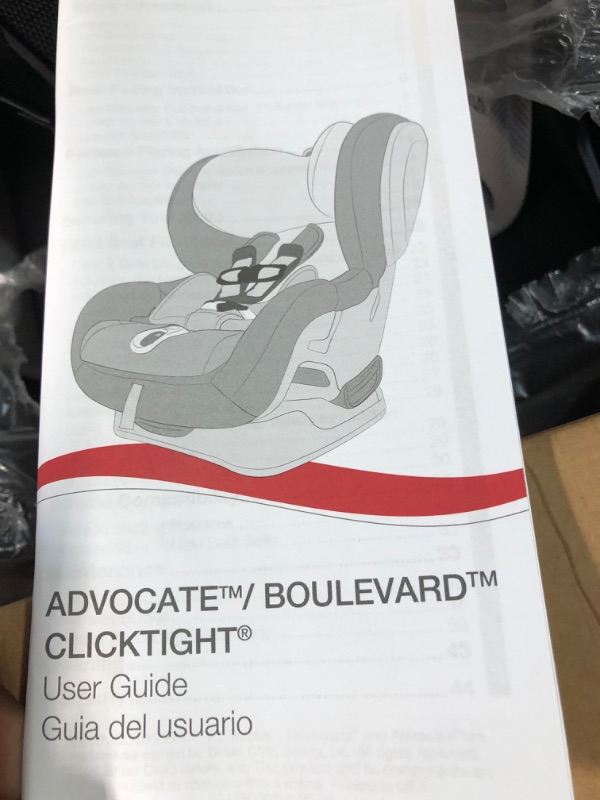 Photo 3 of Britax Boulevard Clicktight Convertible Car Seat, Gray Contour SafeWash Boulevard Gray Contour