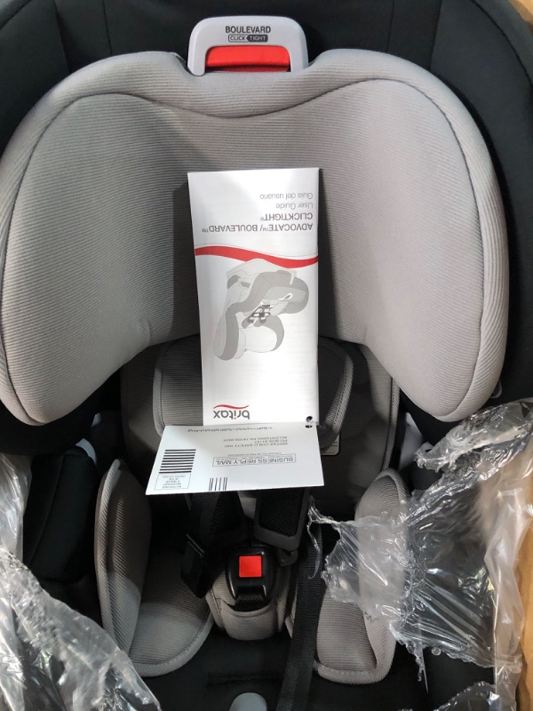 Photo 4 of Britax Boulevard Clicktight Convertible Car Seat, Gray Contour SafeWash Boulevard Gray Contour