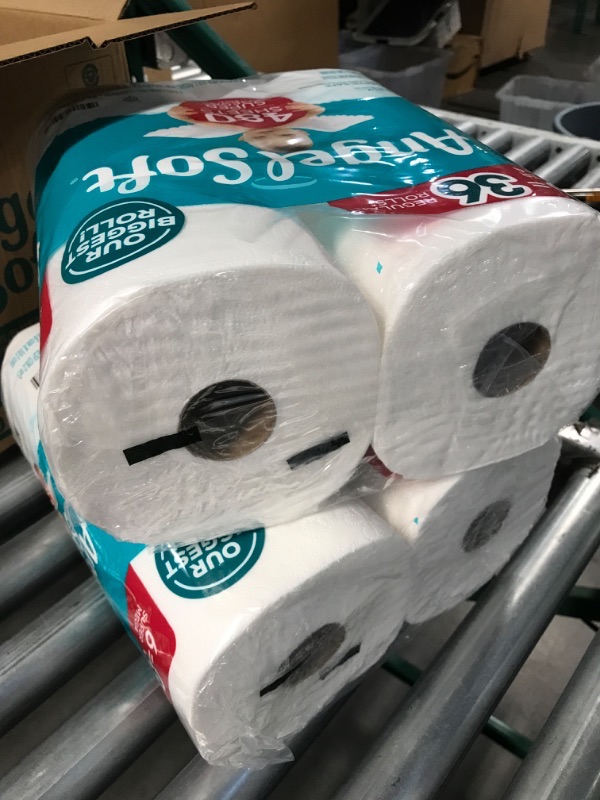 Photo 2 of Angel Soft Super Mega Toilet Paper, 6 Super Mega Rolls (2 pack) 