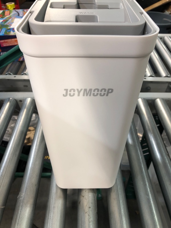 Photo 3 of *Used* JOYMOOP Mop and Bucket with Wringer Set, Flat Floor Mop and Bucket, Mop for Floor Cleaning with 3 Microfiber mops, Wet and Dry Use