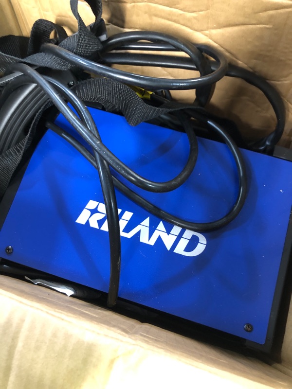 Photo 2 of **PARTS ONLY**DAMAGED**
RILAND 2-in-1 Gasless MIG Welder 110V Flux Core Wire & MMA Stick RICHIP Welding Machine 