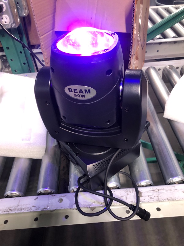 Photo 3 of *item used see images*
90W LED Moving Head DJ Lights Mini Beam Stage Lights with Sound Activated 