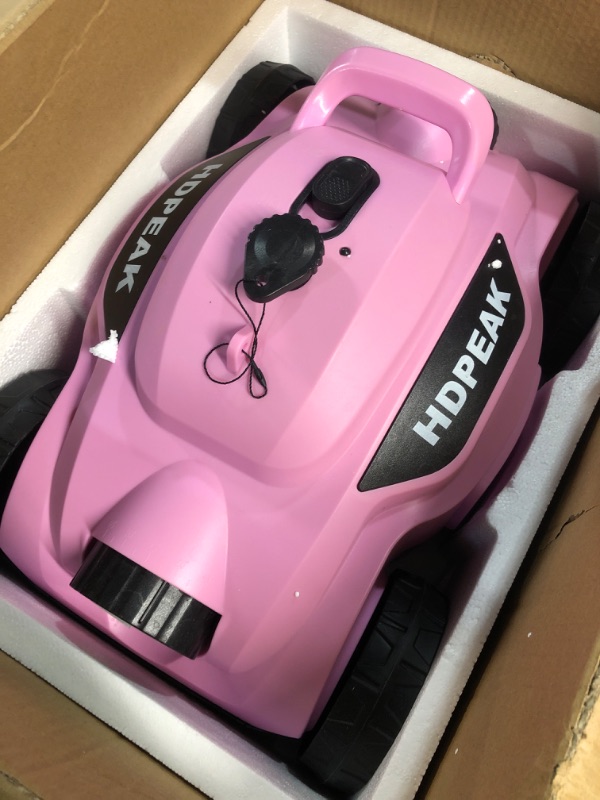 Photo 2 of * item used and dirty *
Cordless Robotic Pool Cleaner, HDPEAK Pool Vacuum Lasts 110 Mins, Auto-Parking, Rechargeable, 