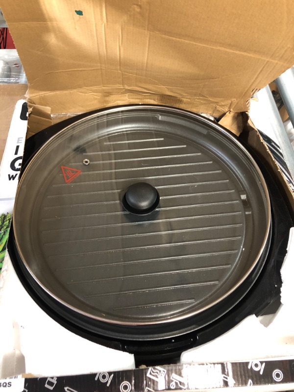 Photo 2 of *USED* MISSING CHORD* Elite Gourmet 14" Electric Indoor Grill, Black