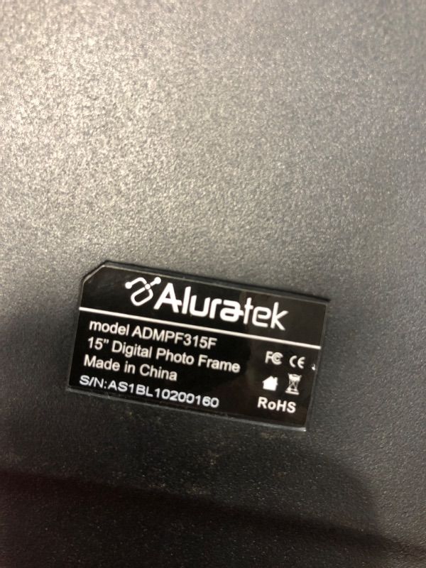 Photo 2 of Aluratek - 15.6" Touchscreen LCD Wi-Fi Digital Photo Frame
