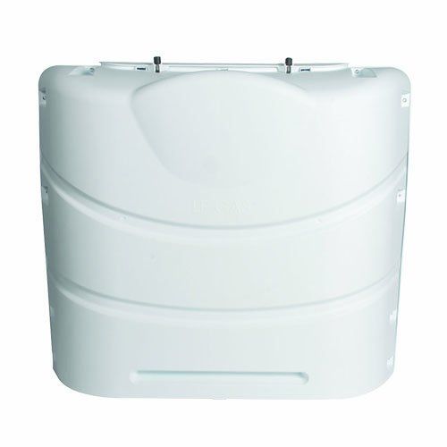 Photo 1 of *LIKE NEW*Camco Dual RV Propane Tank Cover | Fits 20lb or 30 lb Steel Double Tanks | Polar White (40559)