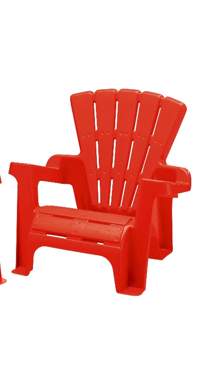 Photo 1 of American Plastic Toys Kids’ Adirondack (2-Pack, Red)