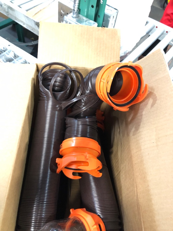 Photo 2 of *MAJOR DAMAGE SEE NOTES*Camco 39742 RhinoFLEX 20' RV Sewer Hose Kit with Swivel Fitting