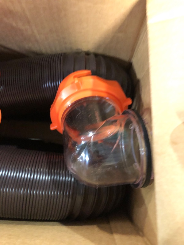 Photo 4 of *MAJOR DAMAGE SEE NOTES*Camco 39742 RhinoFLEX 20' RV Sewer Hose Kit with Swivel Fitting