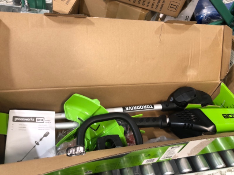 Photo 5 of **NOT TESTED** Greenworks 80V 13-inch String Trimmer, Battery and Charger Not Included 13" Trimmer (Tool Only) 13" Trimmer