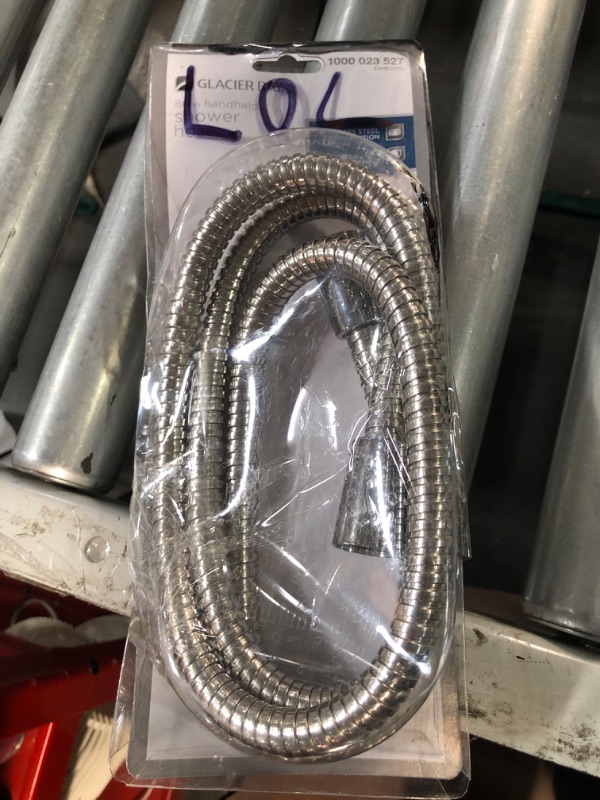 Photo 2 of Glacier Bay 86 in. Stainless Steel Replacement Shower Hose