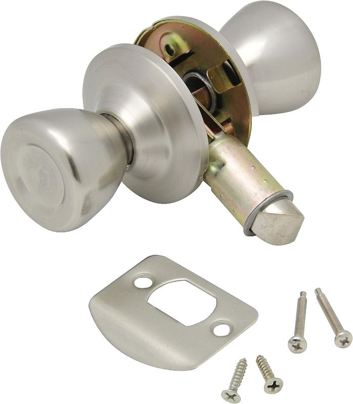 Photo 1 of AP Products 013-203-SS Passage Door Knob, Stainless Steel