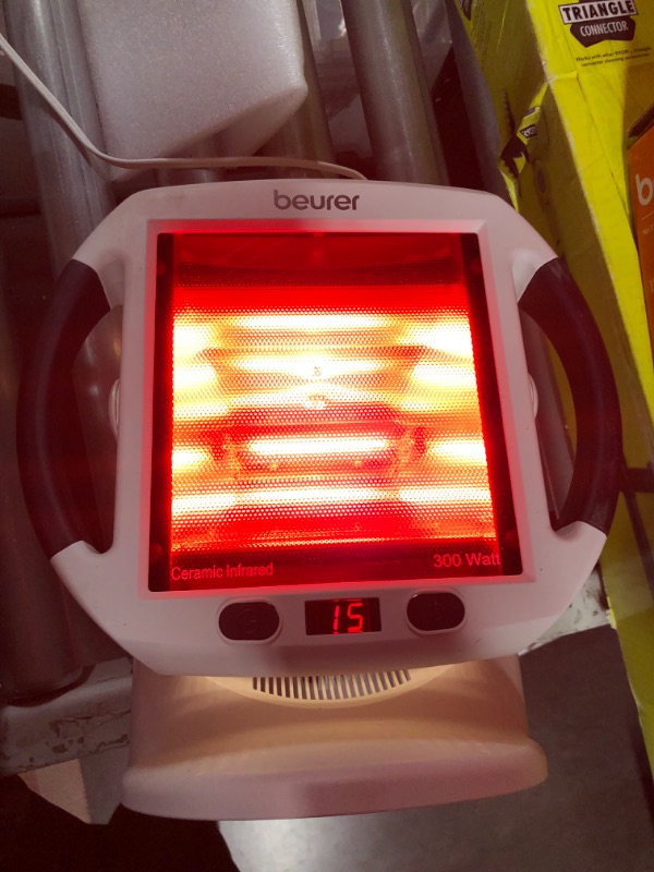 Photo 2 of Beurer IL50 Infrared Heat Lamp, Red Light Heat Device (Portable), 300W, Safety-Features