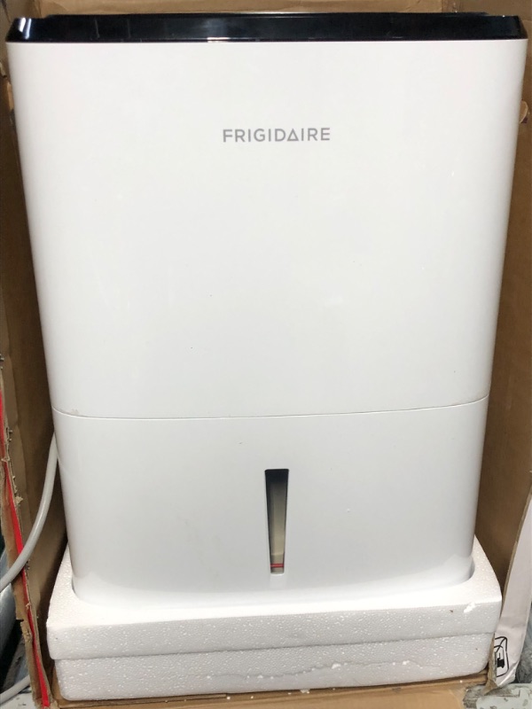 Photo 2 of **FOR Parts only** Frigidaire 50 Pint Dehumidifier, White 50 PINT Dehumidifier 50 Pint