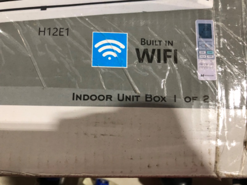 Photo 6 of ***CONDENSER MISSING - SEE NOTES***
HESSAIRE DIY 12,000 BTU 1.0 Ton Ductless Mini Split Air Conditioner and Heat Pump with Variable Speed Inverter and Remote - 115V