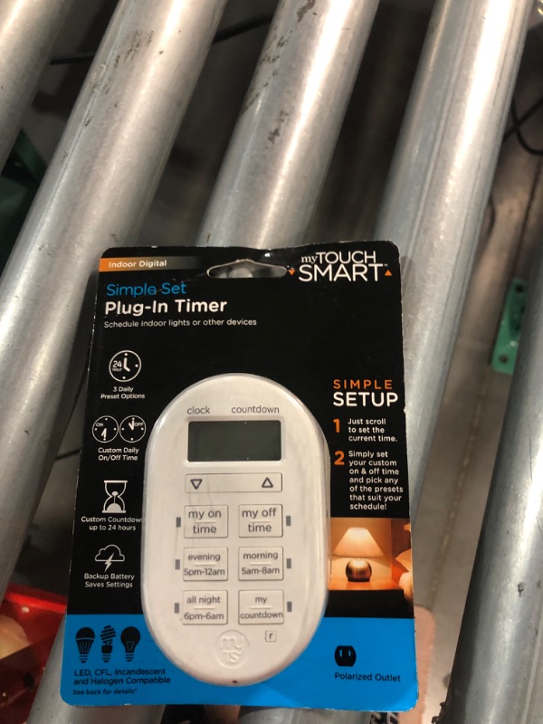 Photo 2 of GE My Touch Smart Digital Timer, Indoor/Plug-In(3-COUNT)