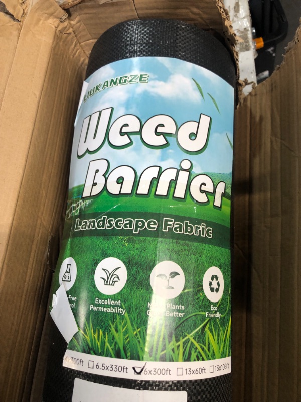 Photo 3 of 
6FTx300FT 3.2oz Heavy Duty Weed Barrier Landscape Fabric 
