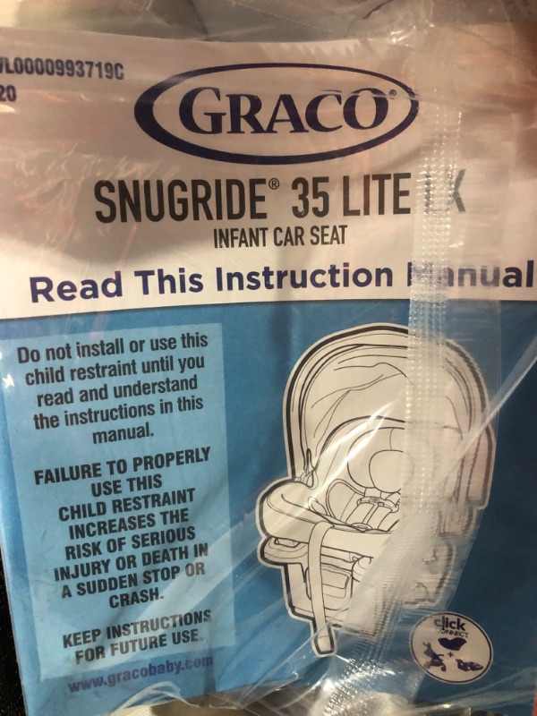 Photo 5 of Graco SnugRide 35 Lite LX Infant Car Seat, Studio SnugRide 1 Count (Pack of 1) Studio