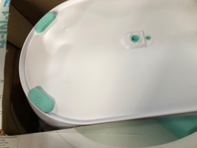 Photo 4 of 4-in-1 Grow-with-Me Bath Tub by Frida Baby Transforms Infant Bathtub to Toddler Bath Seat with Backrest for Assisted Sitting in Tub