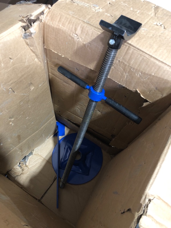 Photo 3 of * item incomplete missing main pole *
K Tool International XD61077 3/4 Ton Under Hoist Stand with Foot Pedal for Garages, Repair Shops, and DIY, 1,500 lbs. \