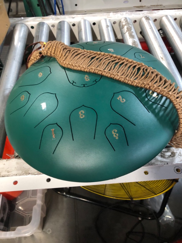 Photo 2 of  HOPWELL 15 Note 14 Inch Tongue Drum-14 inch Green