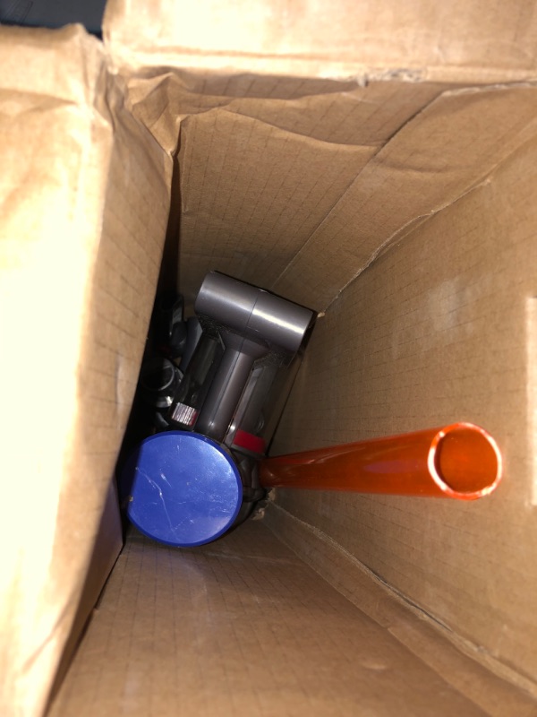 Photo 3 of [FOR PARTS] Casdon Little Helper Dyson Cord-Free Vacuum Cleaner Toy, Grey, Orange and Purple (68702) 