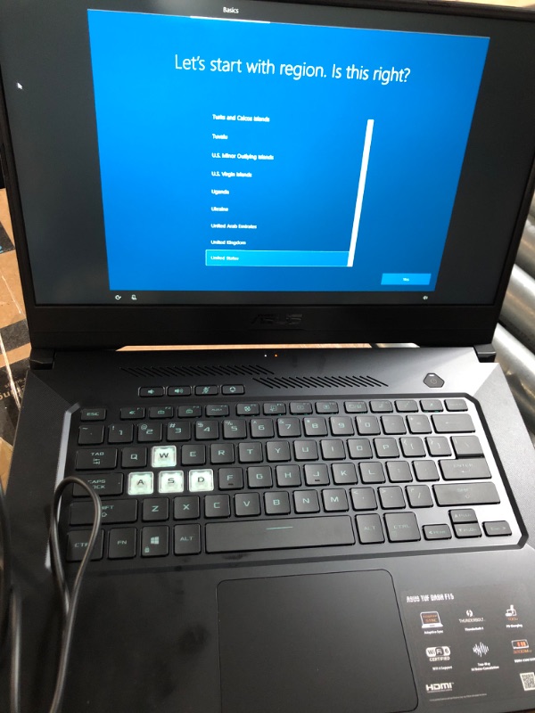 Photo 3 of ASUS TUF Dash 15 (2021) Ultra Slim Gaming Laptop, 15.6" 144Hz FHD, GeForce RTX 3050 Ti, Intel Core i7-11370H, 8GB DDR4, 512GB PCIe NVMe SSD, Wi-Fi 6, Windows 10, Eclipse Grey Color, TUF516PE-AB73