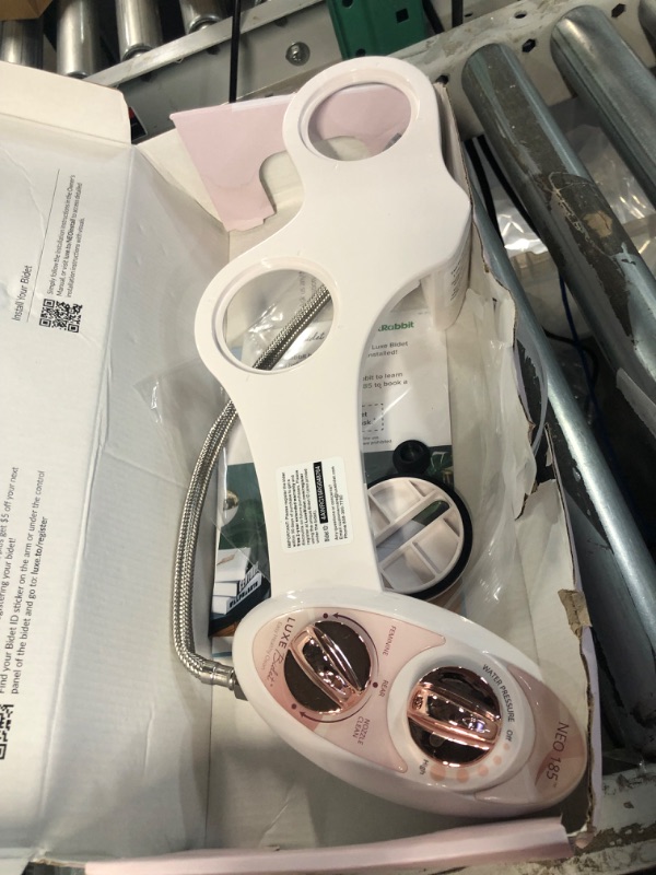 Photo 2 of **MISSING SOME HARDWARE AND OTHER PARTS, SEE PHOTOS** LUXE Bidet NEO 185 - Non-Electric Bidet Toilet Attachment (Rose Gold)