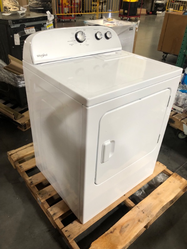 Photo 2 of ***DAMAGED - SEE NOTES***
Whirlpool 7-cu ft Electric Dryer (White) WED4815EW
